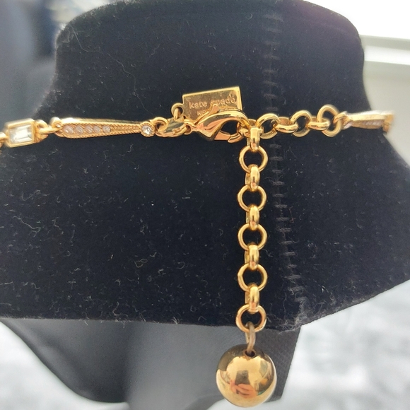 Kate Spade crystal Pave Posey statement necklace - Picture 8 of 9